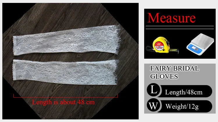 Gants Mariée Dentelle Élégants