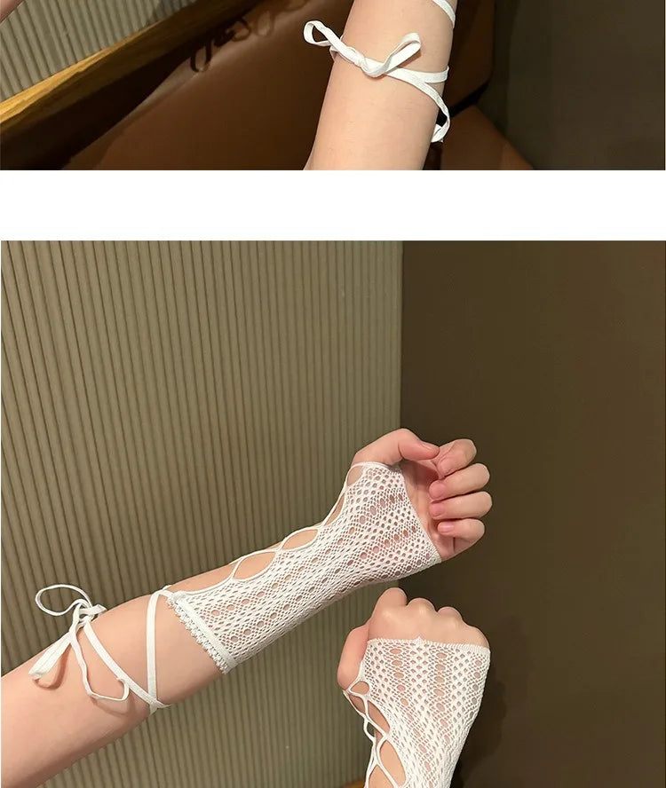 Gants Vintage Y2K Dentelle