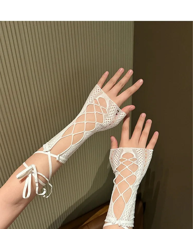 Gants Vintage Y2K Dentelle