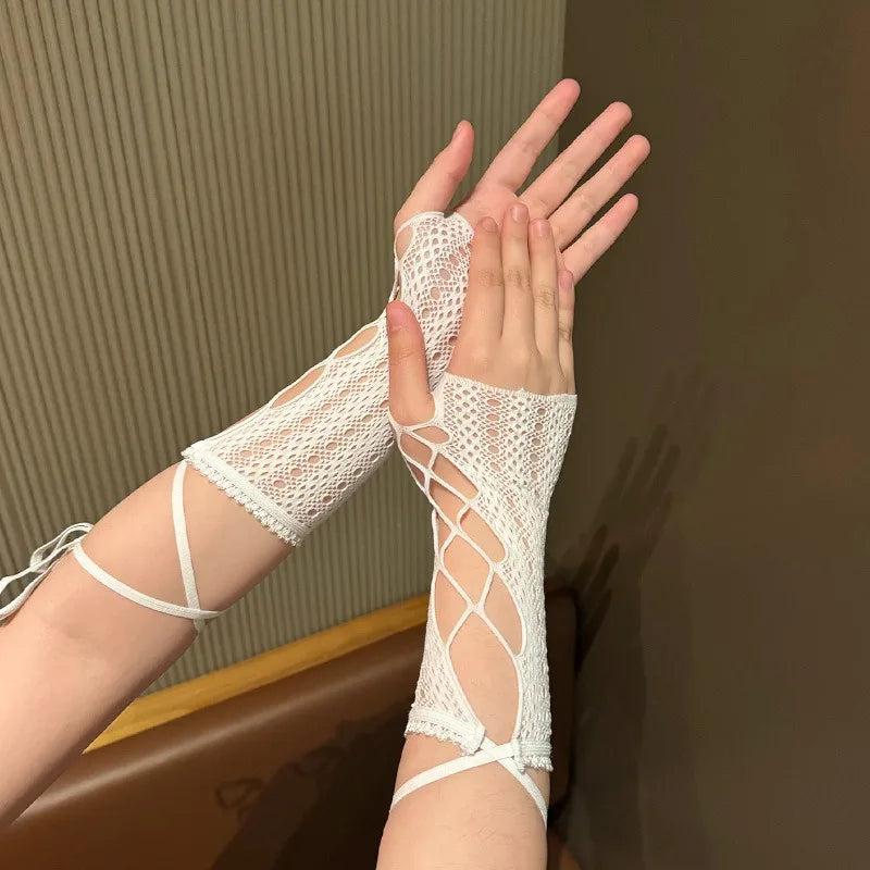 Gants Vintage Y2K Dentelle
