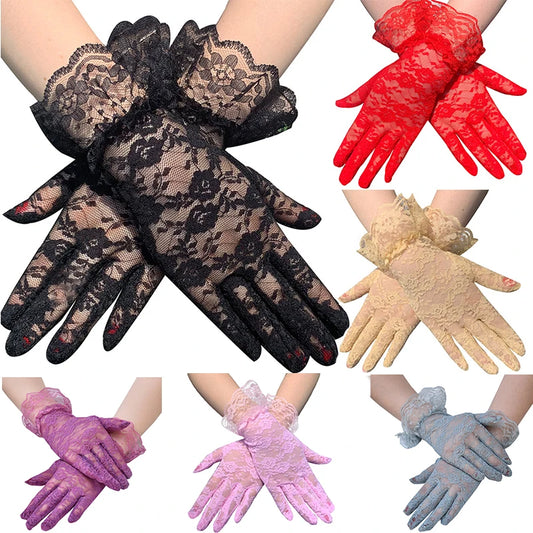Gants Courts en Dentelle