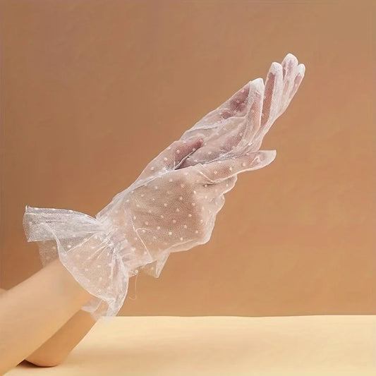 Gants Pois Romantiques