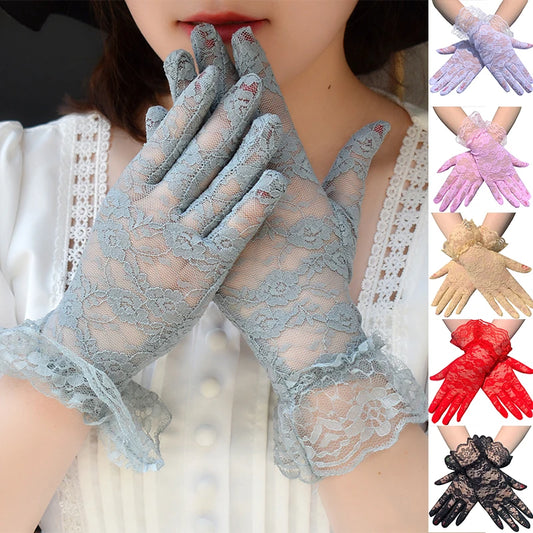 Gants Courts en Dentelle