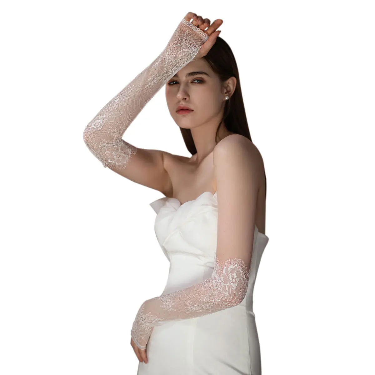 Gants Mariée Dentelle Élégants