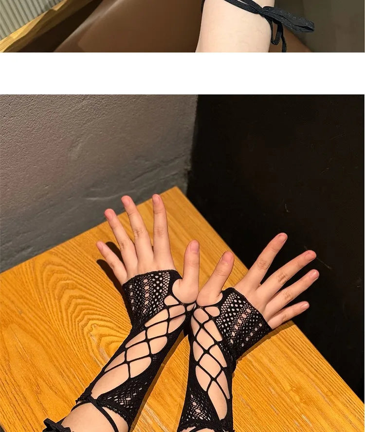 Gants Vintage Y2K Dentelle