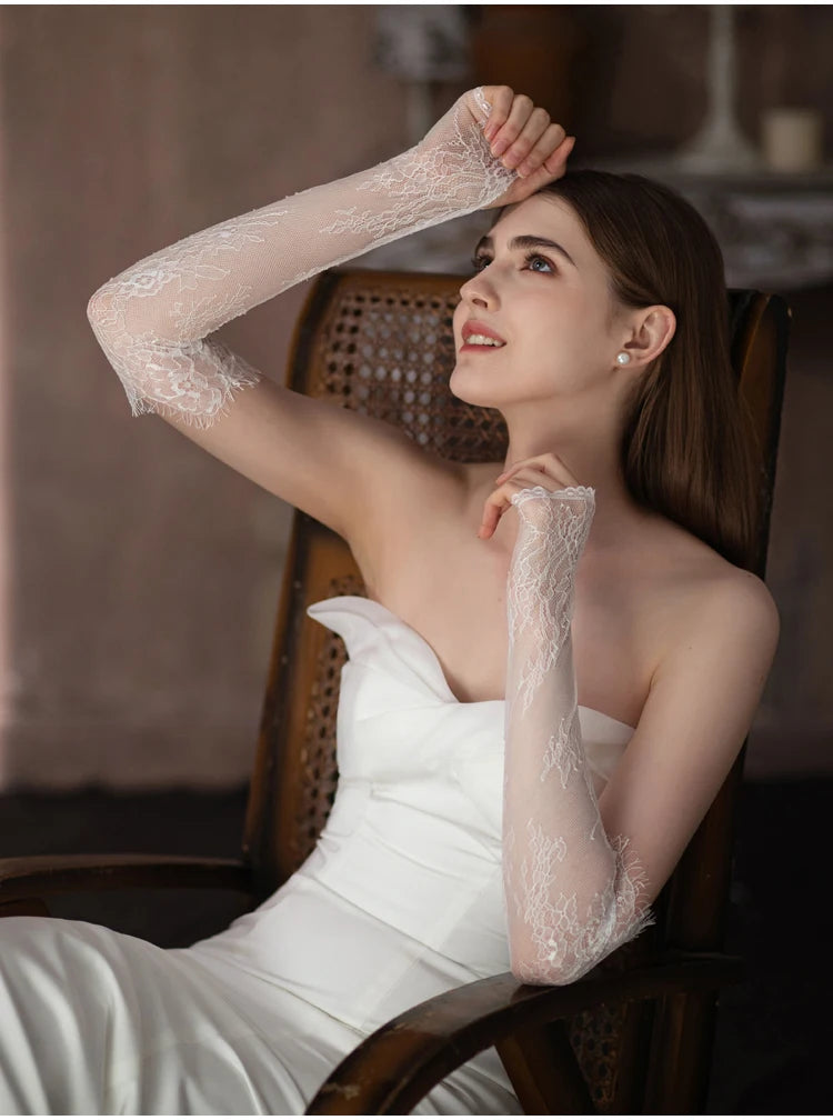 Gants Mariée Dentelle Élégants